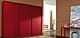 armadio moderno rosso